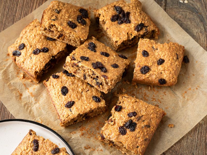 Oaty Slice Recipe Rolled Oats Recipes Heart Foundation