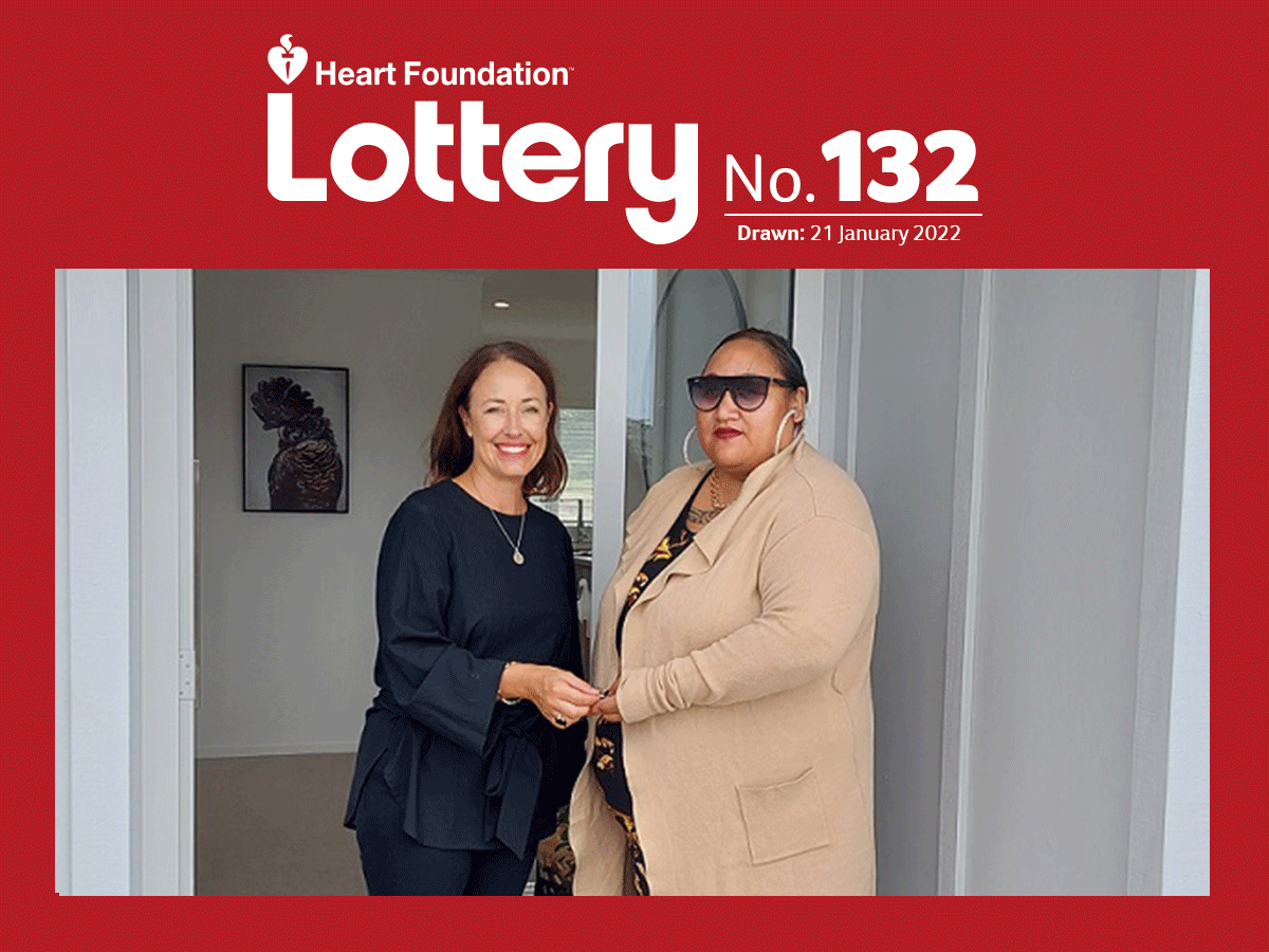 Previous Winners Heart Foundation NZ Lottery Results Heart Foundation